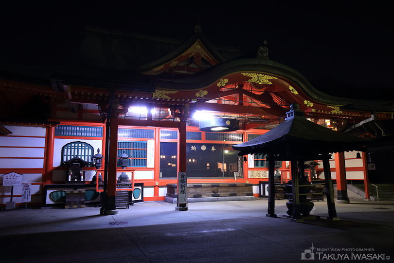 犬山成田山大聖寺の夜景スポット写真（5）