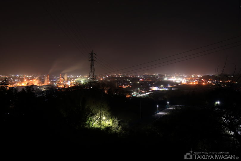 虹ヶ丘配水場の夜景スポット写真（2）