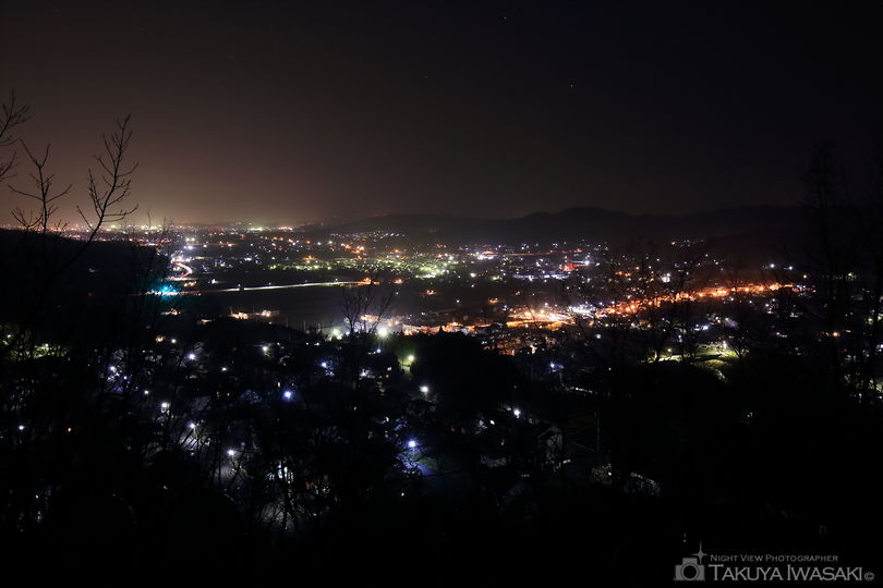 御嵩城趾公園の夜景スポット写真（1）