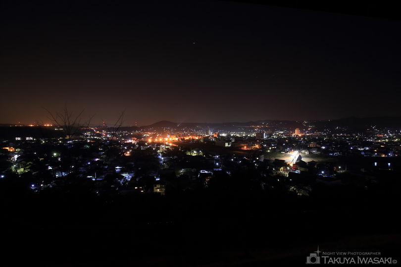 高山城跡の夜景スポット写真（1）