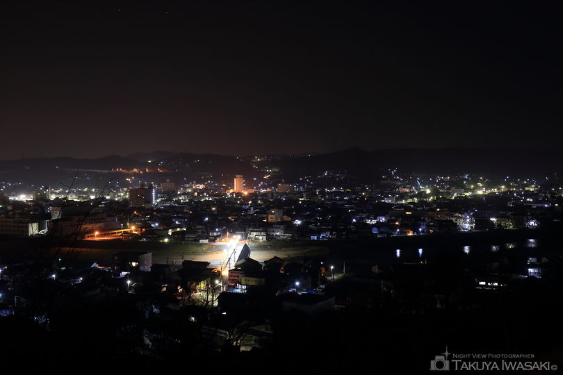 高山城跡の夜景スポット写真（2）