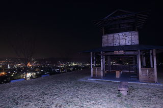 高山城跡の夜景スポット写真（3）class=