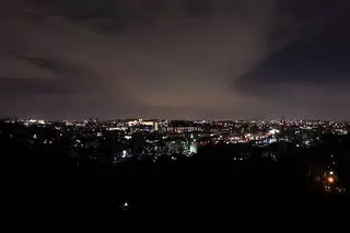 色金山歴史公園の夜景