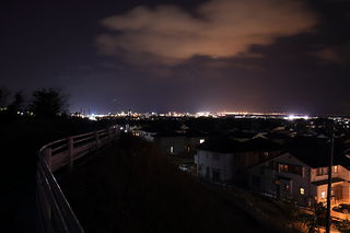 かもとり坂公園の夜景スポット写真（2）class=
