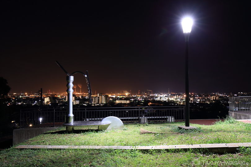 任坊山公園の夜景スポット写真（3）
