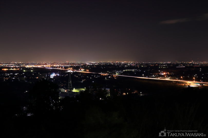 八ツ面山公園の夜景スポット写真（1）