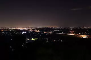 八ツ面山公園の夜景