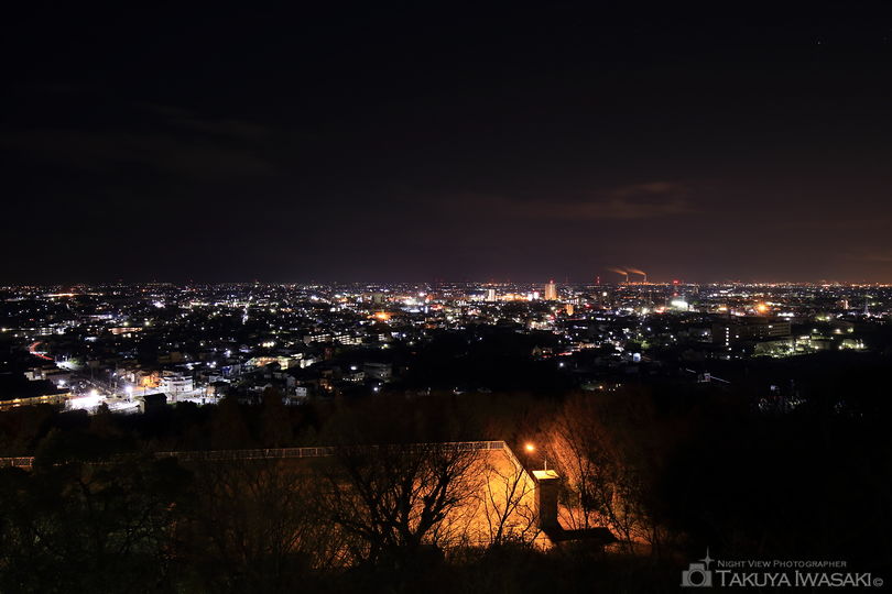 八ツ面山公園の夜景スポット写真（2）
