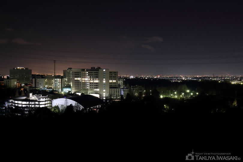 二村山展望台の夜景スポット写真（1）