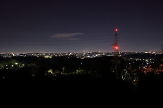 名古屋方面の夜景