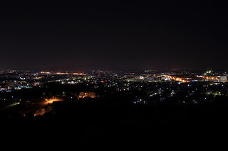 豊田市内の夜景