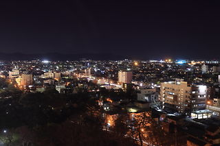 豊橋市街地の夜景