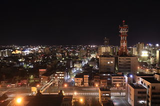 旭本町方面の夜景