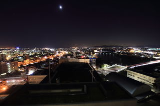 船町駅方面の夜景
