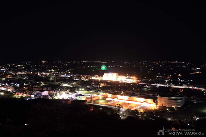 岩屋緑地展望台の夜景スポット写真（1）