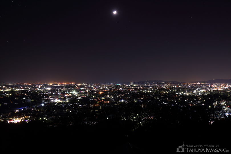 岩屋緑地展望台の夜景スポット写真（2）