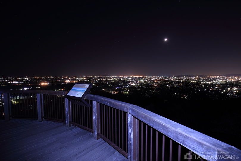 岩屋緑地展望台の夜景スポット写真（4）