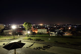 蒲郡市方面の夜景