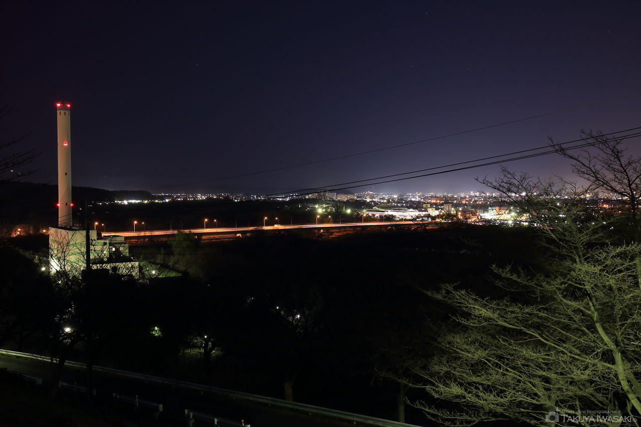 滝山台見晴東公園の夜景スポット写真（1）