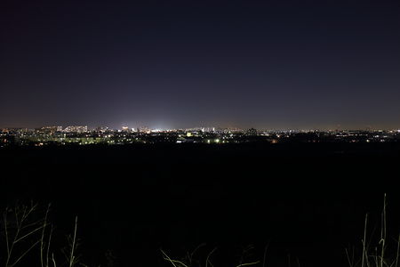 昭島市・立川市方面の夜景