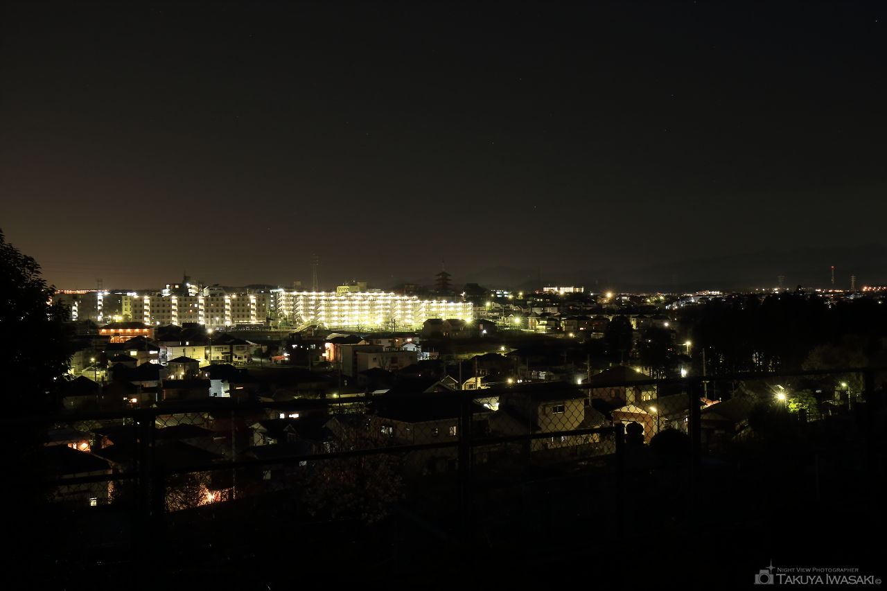 山田北公園の夜景スポット写真（1）