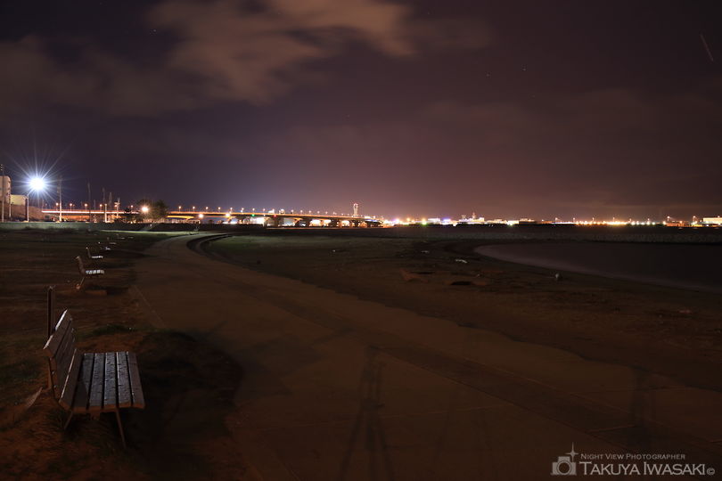 りんくうビーチの夜景スポット写真（2）