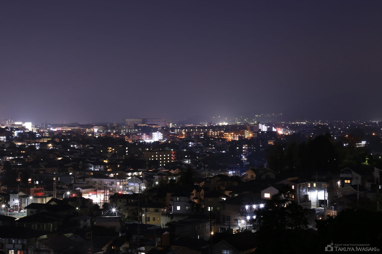 三ツ目山公園 展望広場の夜景スポット写真（3）