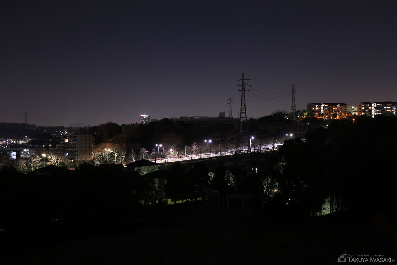 秋葉台公園の夜景スポット写真（2）