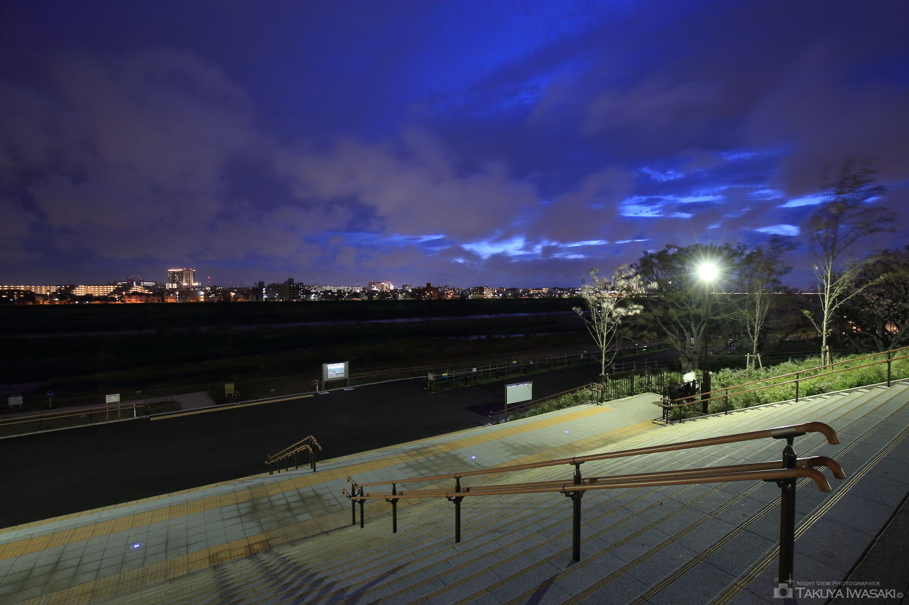 二子玉川公園の夜景スポット写真（2）