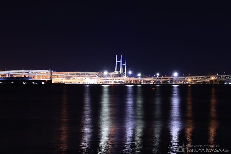 末広水際線プロムナードの夜景スポット写真（2）