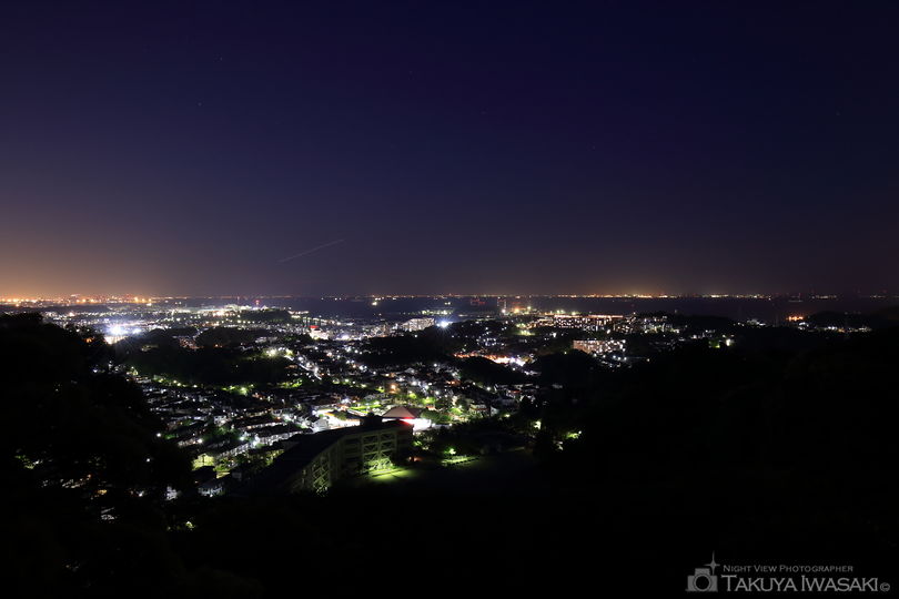 鷹取山公園 展望台の夜景スポット写真（3）