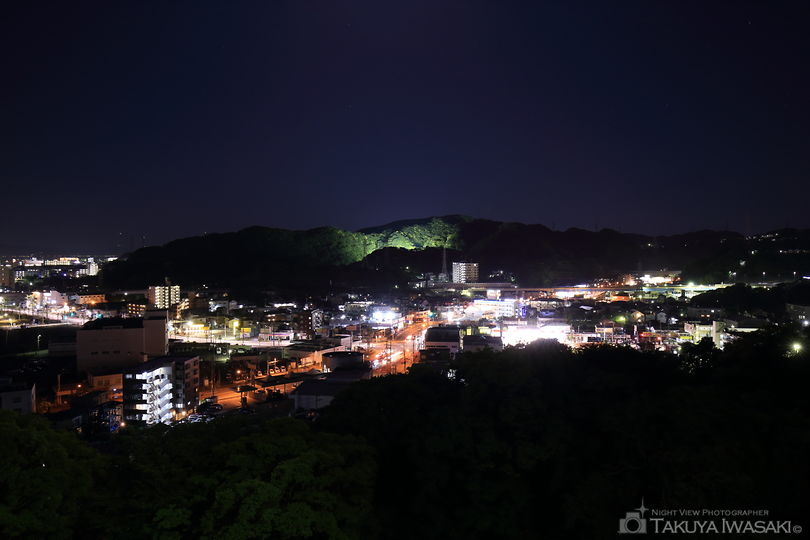 森崎小学校裏の夜景スポット写真（2）