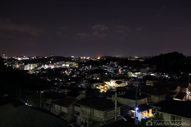 下倉田脇谷公園の夜景スポット写真（1）
