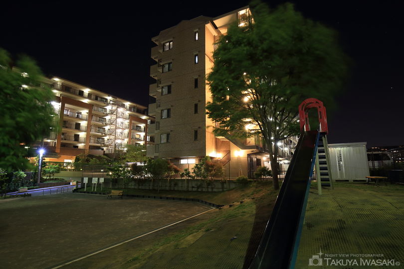 岡津南第二公園の夜景スポット写真（4）