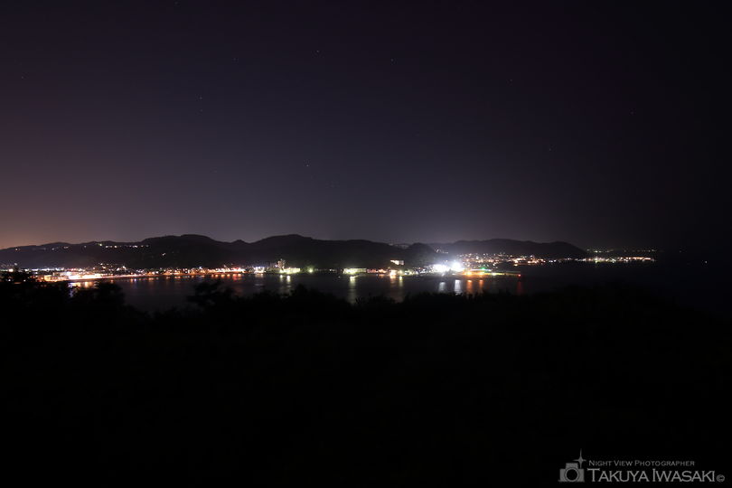 大崎公園の夜景スポット写真（3）