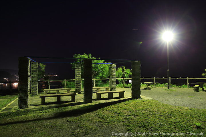 披露山公園の夜景スポット写真（5）