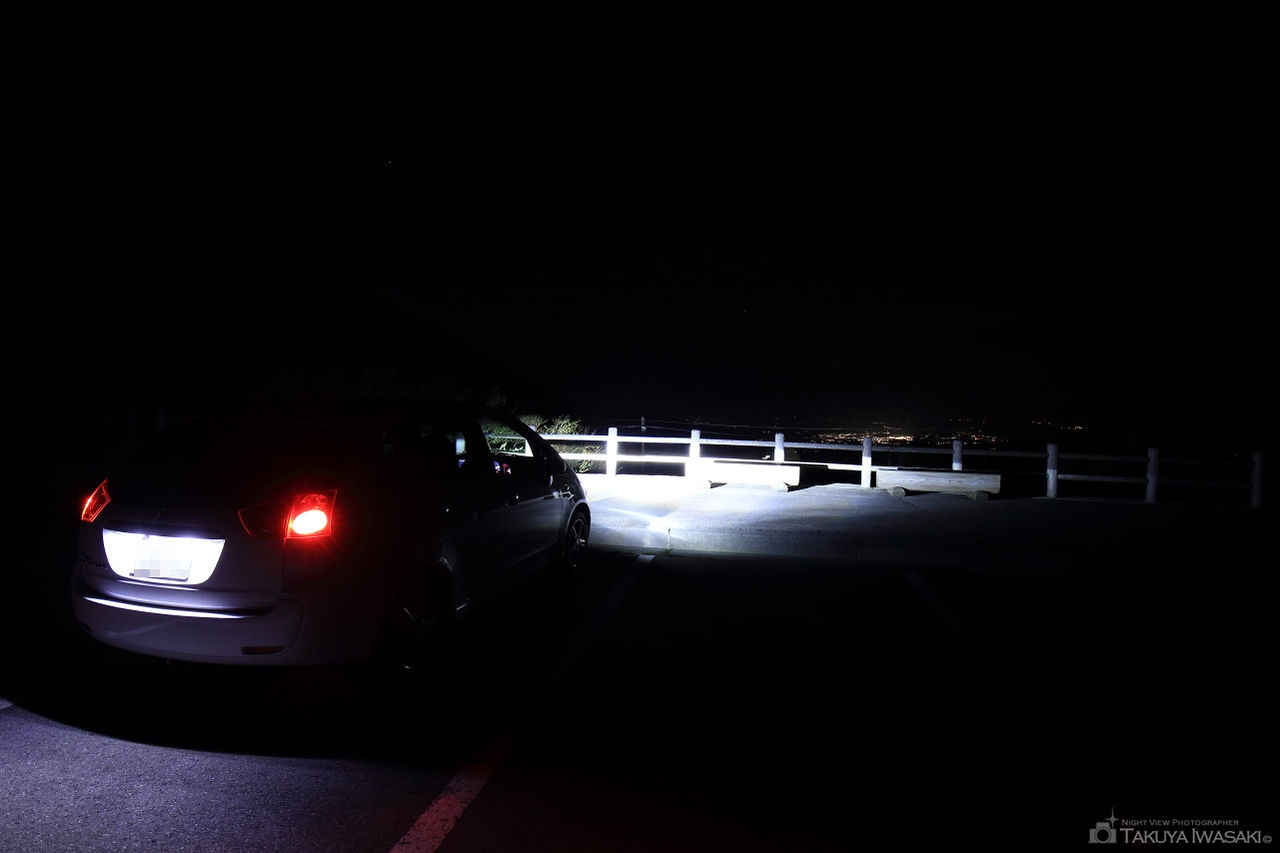 峠の茶屋駐車場の夜景スポット写真（4）