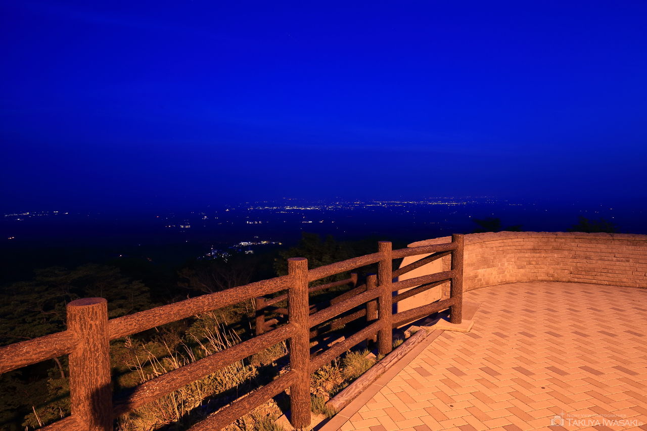 那須高原展望台の夜景スポット写真（1）