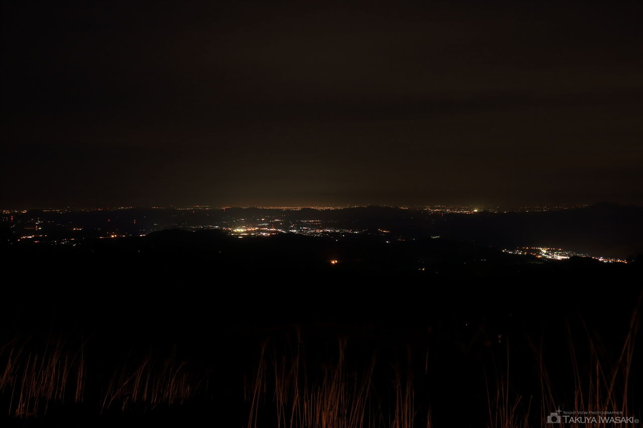 霧降高原キスゲ平 旧駐車場の夜景スポット写真（1）
