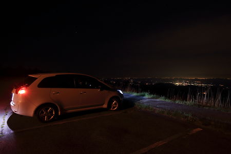 霧降高原キスゲ平 旧駐車場の夜景スポット写真（3）class=
