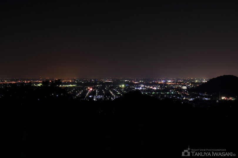 大山祇神社 駐車場 展望台の夜景スポット写真（1）
