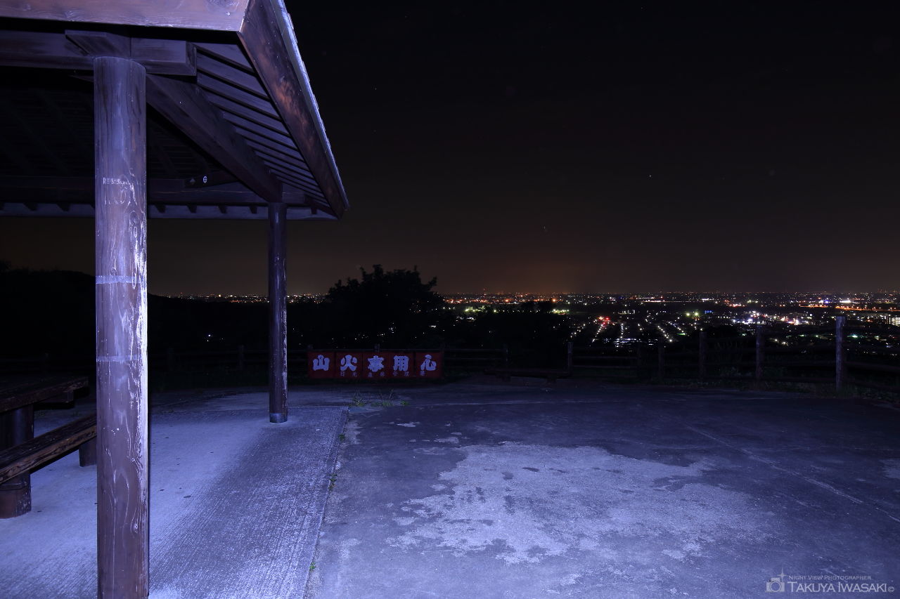 大山祇神社 駐車場 展望台の夜景スポット写真（2）