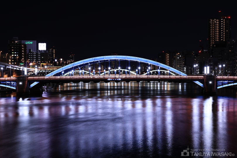吾妻橋の夜景スポット写真（3）