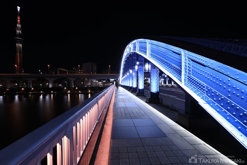 駒形橋の夜景スポット写真（6）