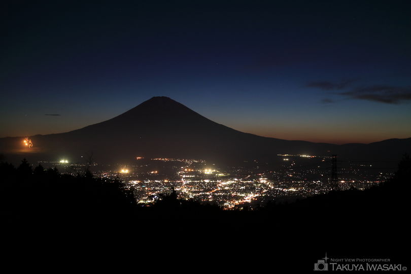 乙女峠の夜景スポット写真（2）