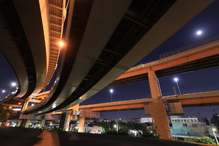 荒川河川敷（江北橋付近）の夜景スポット写真（6）class=
