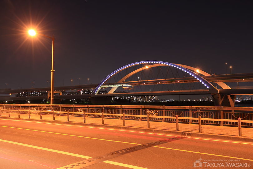 江北橋の夜景スポット写真（2）