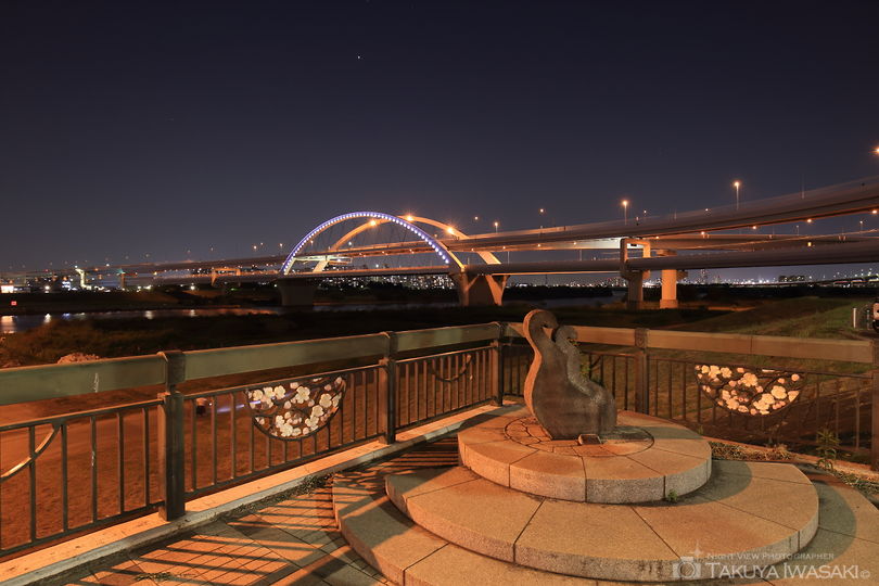 江北橋の夜景スポット写真（3）