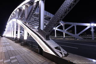 白鬚橋 南側歩道の夜景スポット写真（4）class=