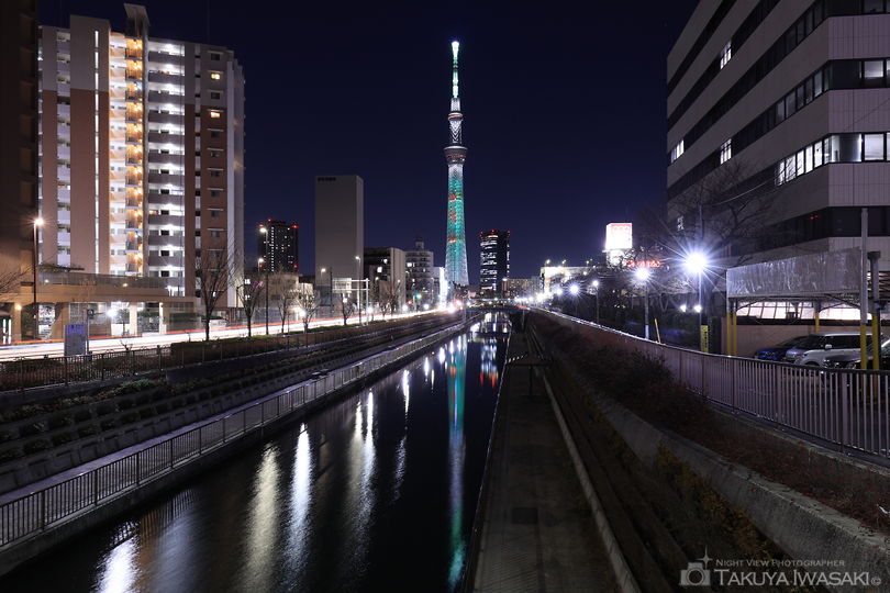 福神橋の夜景スポット写真（2）